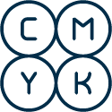 CYMK colors used in printing and design